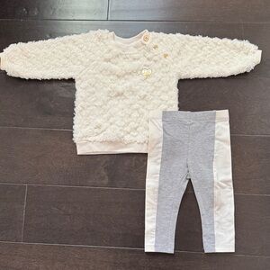 Juicy Couture Cream and Gray Kids Matching Set